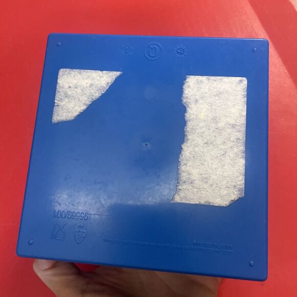 One Blue Lego Storage Brick/Block 5 x 5 Storage Cube 4 Stud Container Snack Box - Picture 3 of 4